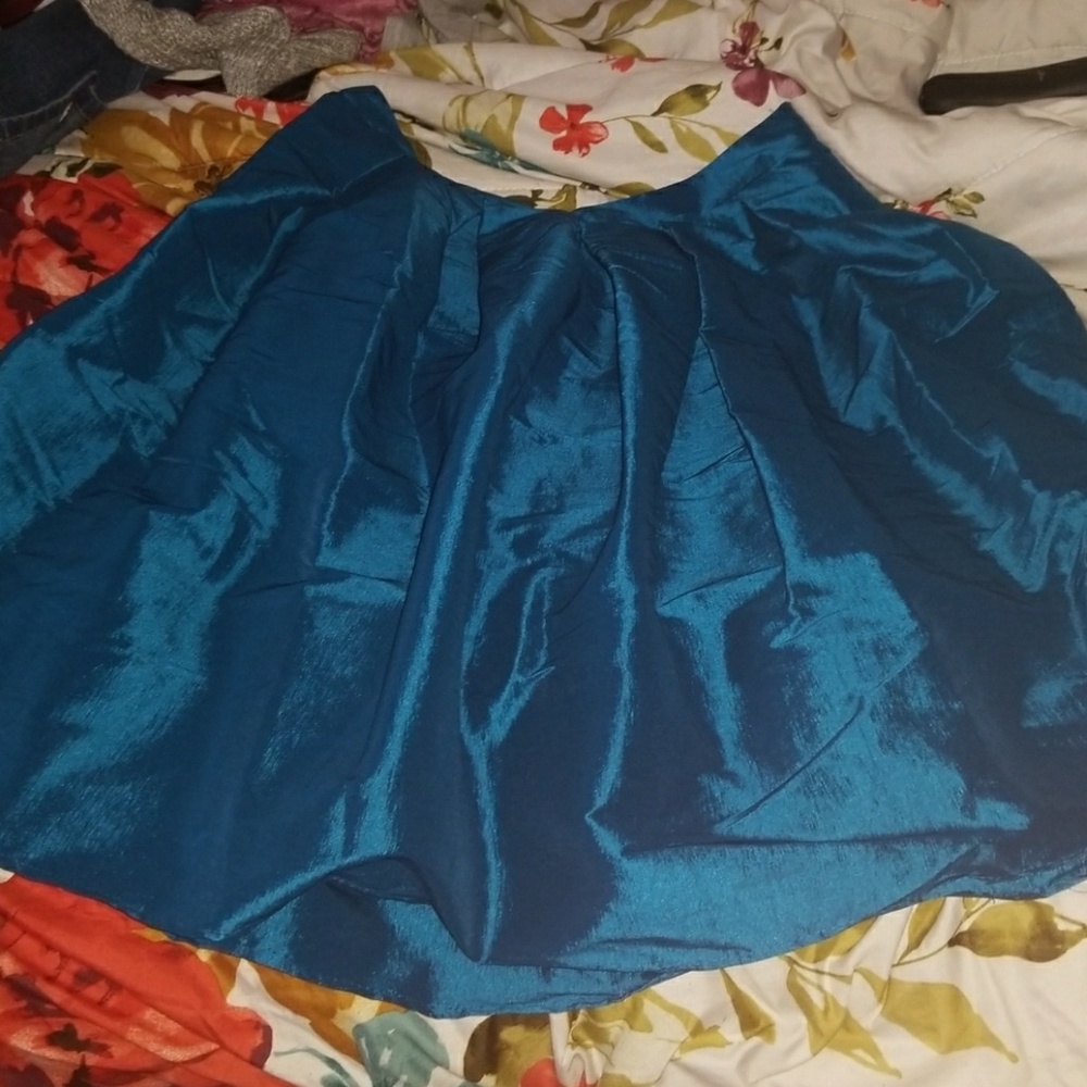 Teal skirt